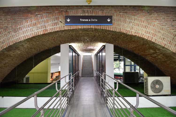 La Estación Libertador del Tren de la Costa luce totalmente renovada