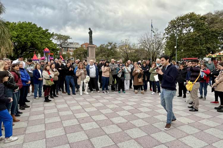 Ramón Lanús cerró su campaña en San Isidro con la seguridad como Eje
