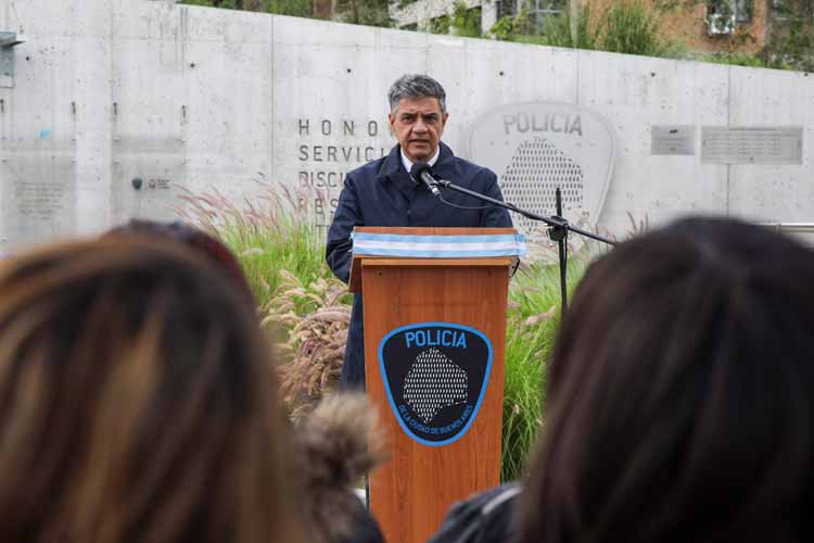 Jorge Macri en el Homenaje a la Policía de la Ciudad