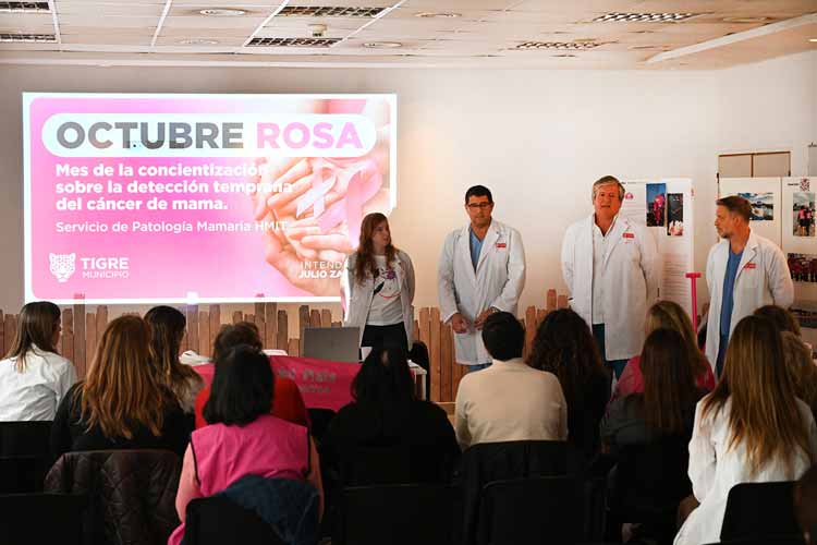 Tigre se suma a la campaña Octubre Rosa por la prevención del Cáncer de Mama