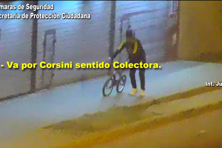 Joven ladrona detenida por el COT tras robo de bicicleta en Benavídez