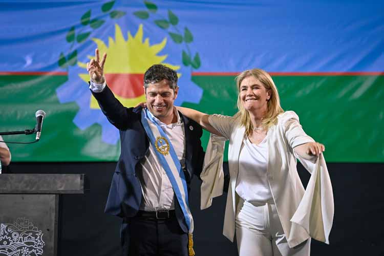 Axel Kicillof, Veronica Magario Axel Kicillof, Veronica Magario