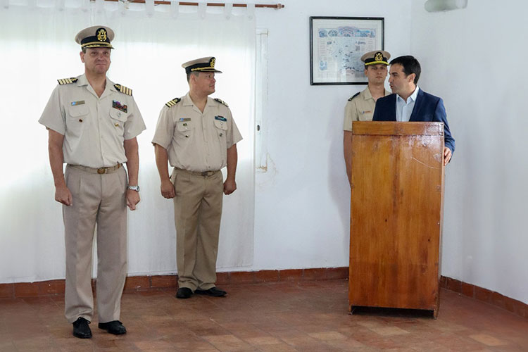 Ramón Lanús participó del acto de cambio de mando de la Prefectura Naval San Isidro.