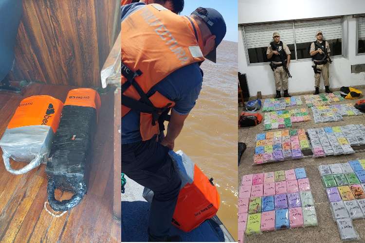 Secuestran casi 300 kilos de cocaína en el Río de la Plata