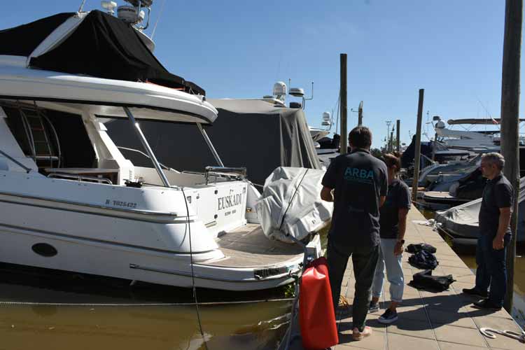 ARBA retuvo 8 embarcaciones por deudas impositivas en una amarra de San Fernando