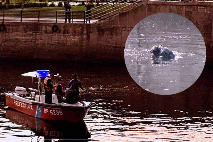 Prefectura rescató el cuerpo de un hombre que se arrojó al río en Tigre