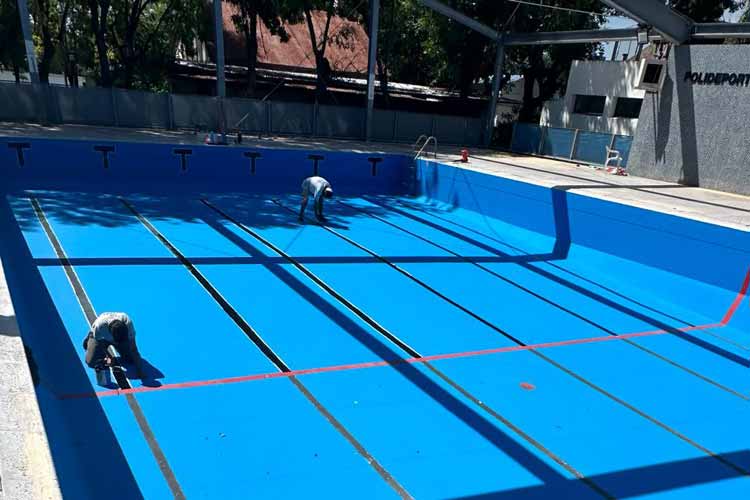 El Municipio de Tigre Realiza Mantenimiento en Piletas Climatizadas de Polideportivos