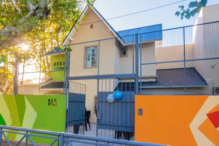 Juan Andreotti inauguró la renovación de la escuela de Educación Especial N°501 en San Fernando