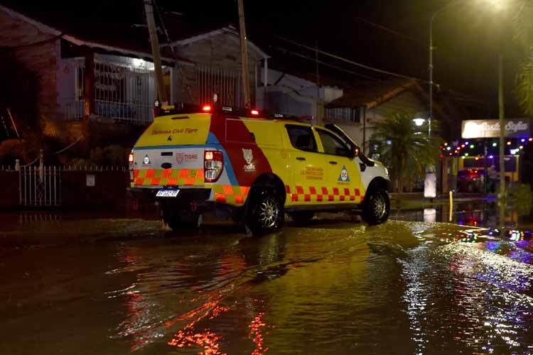 El Municipio de Tigre realizó un operativo preventivo y de asistencia por la sudestada