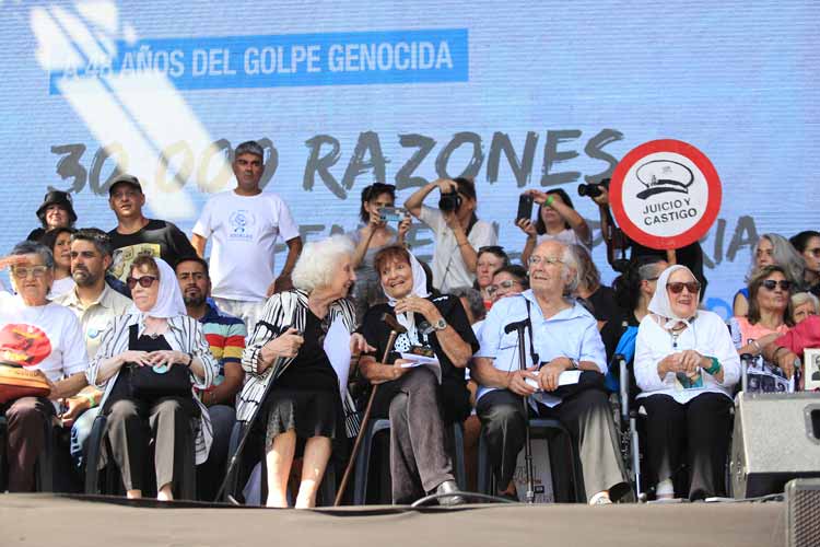 Multitudinario acto por el Día de la Memoria 2024