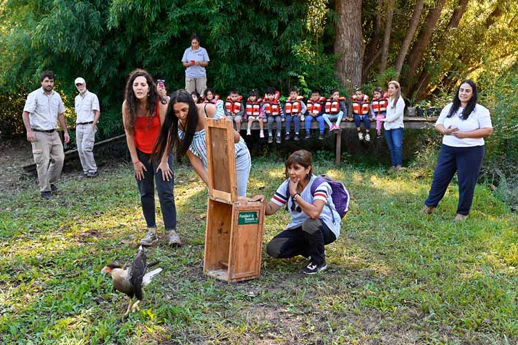 Niños de Tigre Participan en la Liberación de Fauna con Autoridades Locales y Fundación Temaikén Niños de Tigre Participan en la Liberación de Fauna con Autoridades Locales y Fundación Temaikén