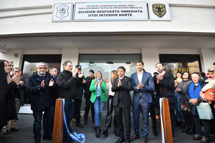 Axel Kicillof inauguró base de la UTOI en San Nicolás y firmó convenio para ampliar prestaciones de IOMA