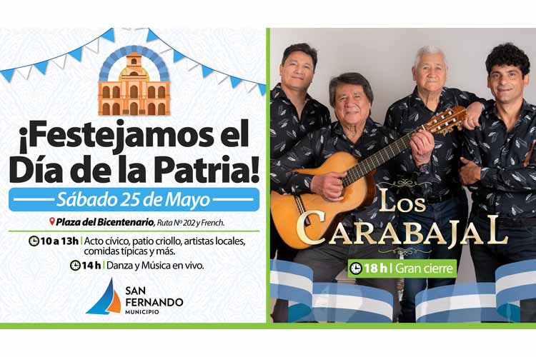 San Fernando Celebra el Día de la Patria con “Los Carabajal”