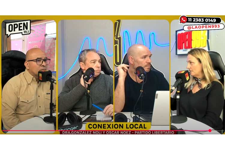 Tigre: los candidatos del Partido Libertario, González Noli y Óscar Noez, detallan sus propuestas Tigre: los candidatos del Partido Libertario, González Noli y Óscar Noez, detallan sus propuestas