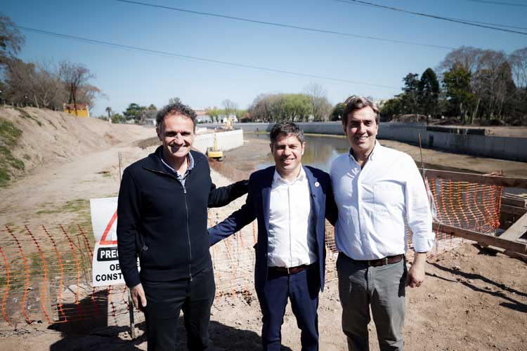 Obras hidráulicas en el Río Luján: Kicillof supervisó los avances en Luján y Mercedes Obras hidráulicas en el Río Luján: Kicillof supervisó los avances en Luján y Mercedes