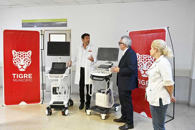 Tigre sumó dos ecógrafos digitales con inteligencia artificial en el Hospital Materno Infantil Escardó