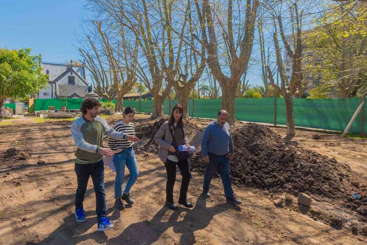 San Fernando avanza con una nueva plaza junto al Tren de la Costa San Fernando avanza con una nueva plaza junto al Tren de la Costa