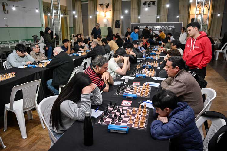 Comenzó en Tigre el Abierto Internacional Masters: más de 50 ajedrecistas compiten por el ranking mundial