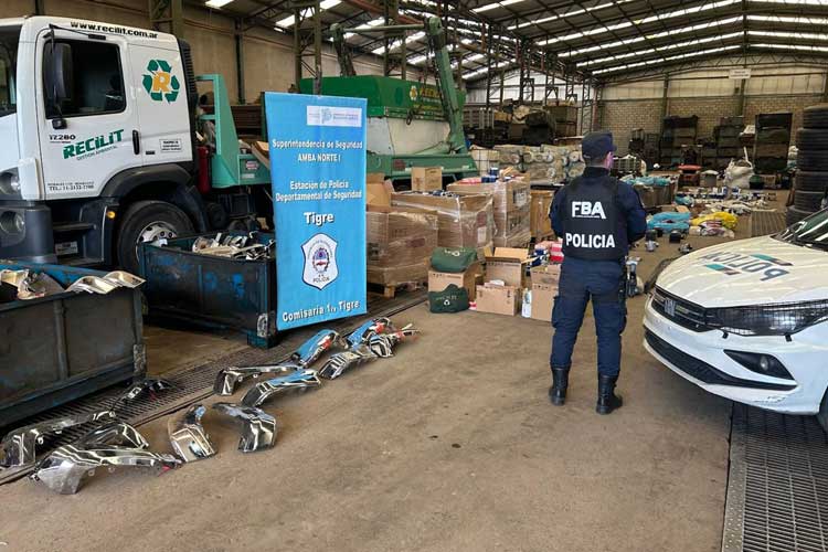 Operativos en Tigre y Escobar por una causa judicial sobre autopartes ilegales Operativos en Tigre y Escobar por una causa judicial sobre autopartes ilegales