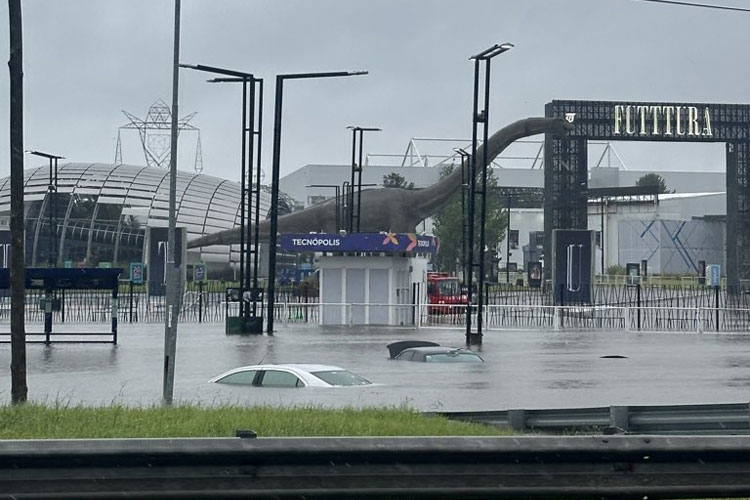 Tecnopolis bajo agua Tecnopolis bajo agua
