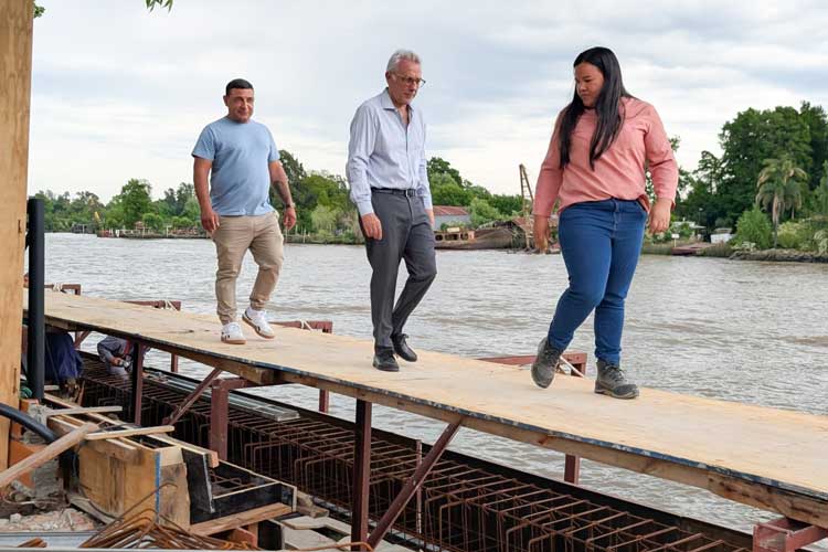 Avanza la construcción del nuevo mirador en el Puerto de Frutos de Tigre Avanza la construcción del nuevo mirador en el Puerto de Frutos de Tigre