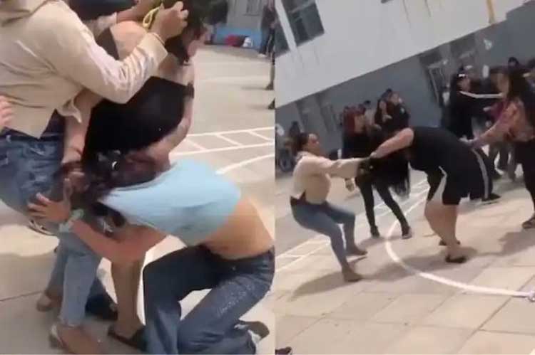 Violenta pelea entre madres y alumnas en una escuela de José C. Paz Violenta pelea entre madres y alumnas en una escuela de José C. Paz