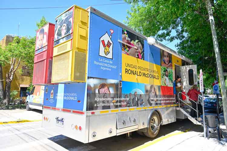 Tigre realizó un operativo de salud junto a la Fundación Ronald McDonald en El Talar