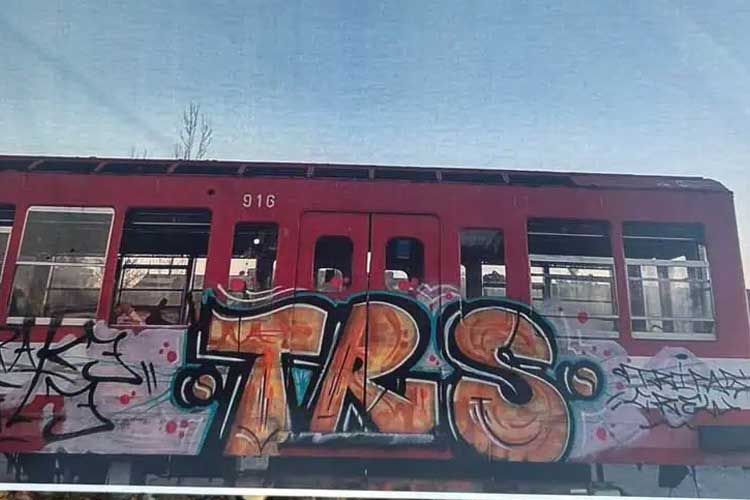 En Tigre cayó un grupo señalado por pintar formaciones del Mitre con grafitis En Tigre cayó un grupo señalado por pintar formaciones del Mitre con grafitis