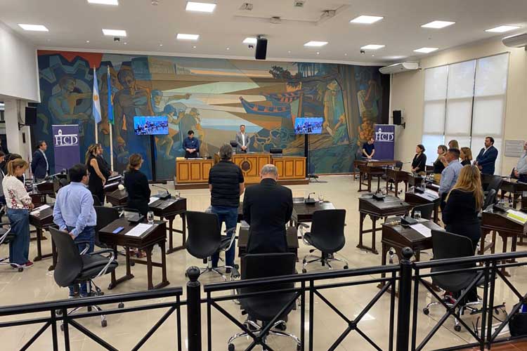 El HCD de Tigre rindió un emotivo homenaje al concejal Mariano Pelayo