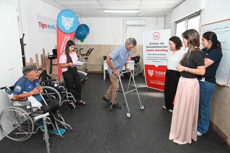 El Municipio de Tigre entregó materiales ortopédicos para vecinos y vecinas con discapacidad