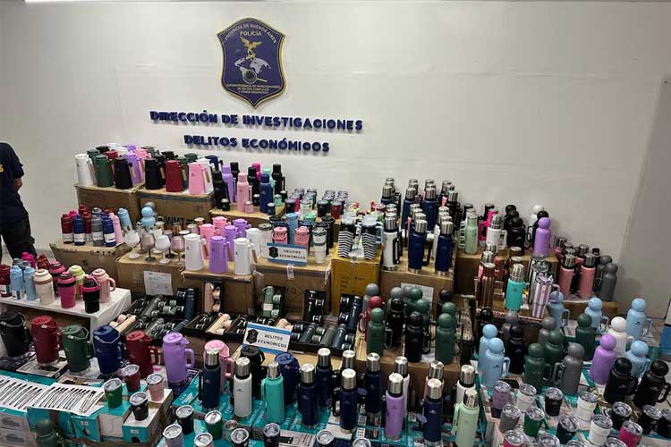 Detienen a cuatro personas por venta de mercadería Stanley apócrifa en San Miguel y Malvinas Argentinas