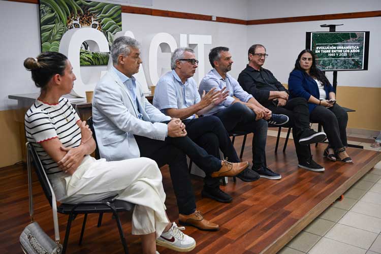 Julio Zamora expuso su proyecto de limitación de altura ante comerciantes de Tigre