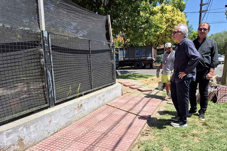 Obras de veredas en La Paloma buscan ordenar el tránsito peatonal