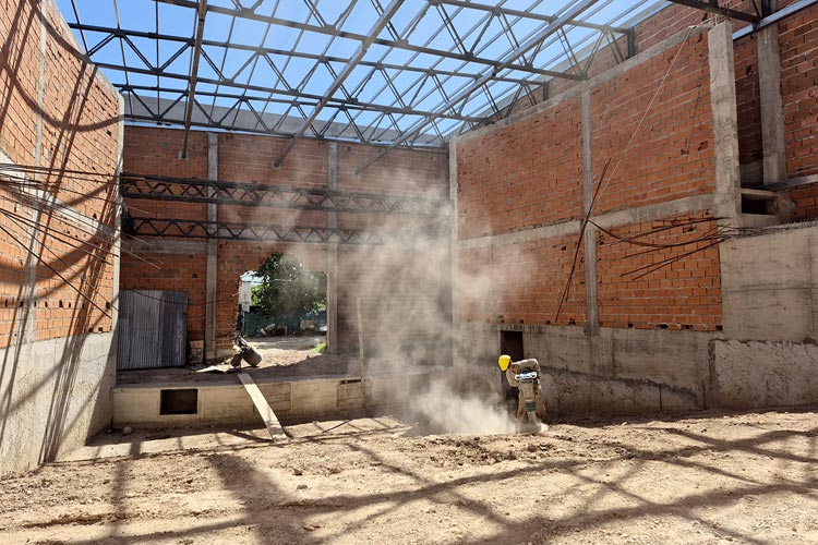 El Teatro Municipal de El Talar entra en una nueva etapa de obra