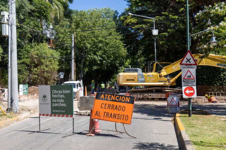 San Isidro: corte total de tránsito en La Salle y Treinta y Tres Orientales por la obra del Aliviador Alto Perú