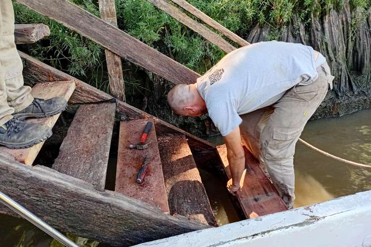 El Municipio de Tigre refuerza obras y mantenimiento en distintos puntos del Delta.