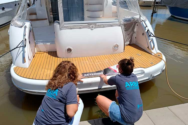 Fiscalización de ARBA en San Fernando: retuvieron yates con deudas millonarias