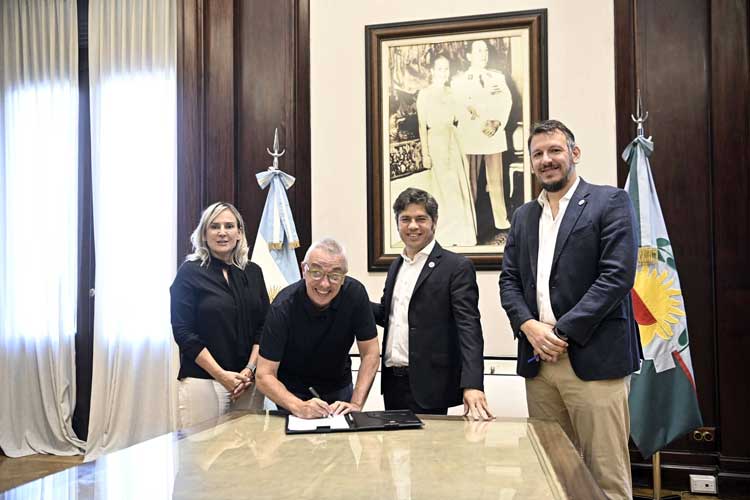 Julio Zamora firmó un convenio con el Banco Provincia para fortalecer la obra pública y el sistema de salud en Tigre