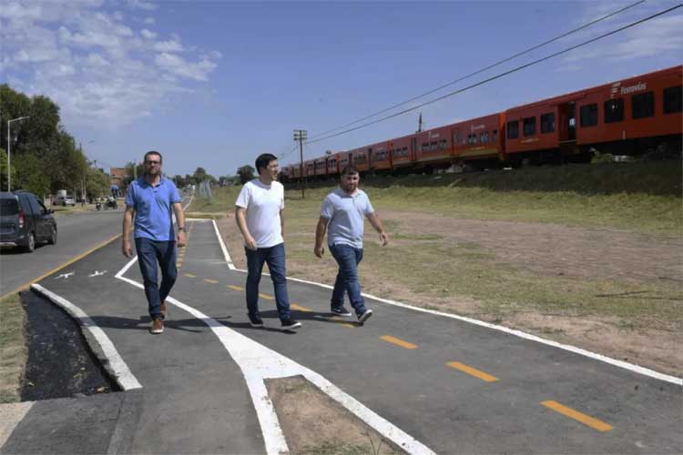 Corredor Seguí en Malvinas Argentinas: Leo Nardini recorrió la obra que ya supera el 50% de avance