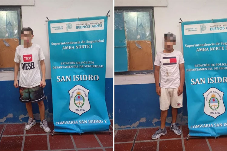 San Isidro: Detuvieron a dos presuntos miembros de la Banda del Millón en un operativo policial