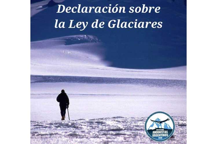 Reforma de la Ley de Glaciares: Andinistas Argentinos expresaron su rechazo y pidieron un debate amplio