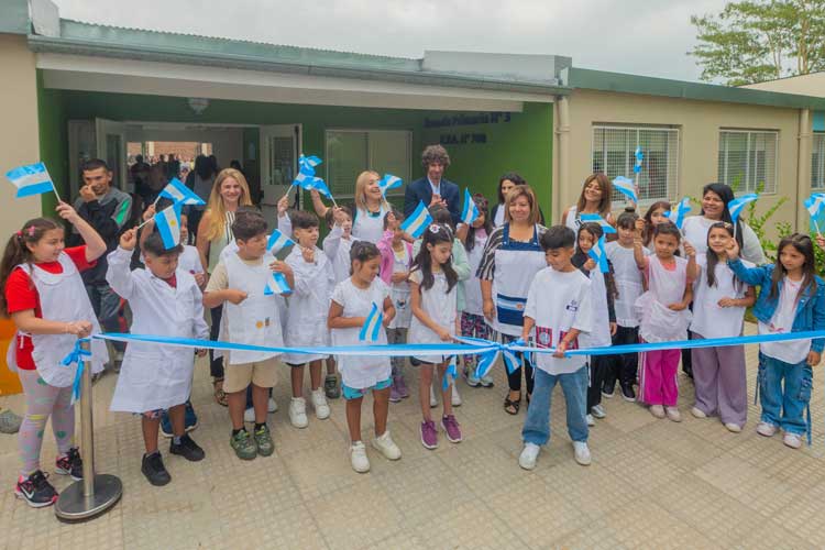 Juan Andreotti inauguró escuelas renovadas en San Fernando: obras en la Primaria 3, Secundaria 14 y EPA 708