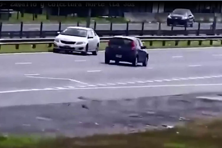 Manejó seis kilómetros a contramano por la Panamericana en Campana y desató una persecución policial