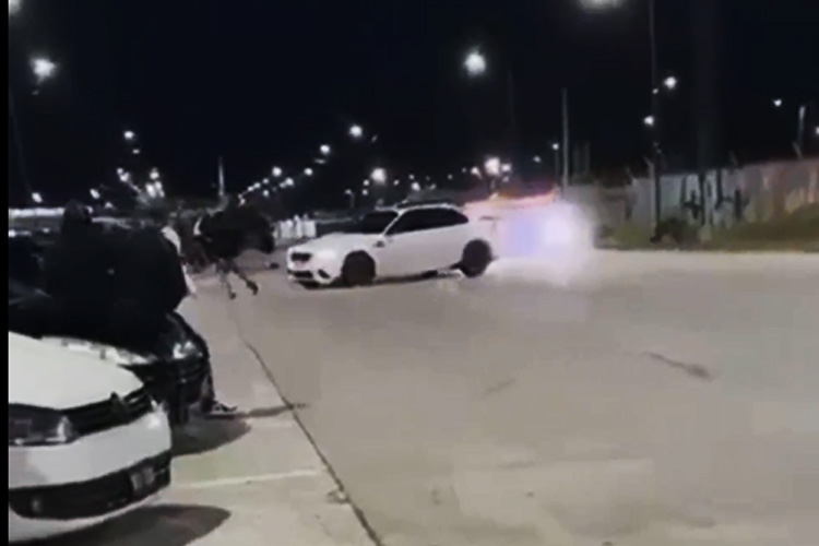 Vicente López: inhabilitaron al conductor del BMW que provocó un choque en el playón de Tecnópolis