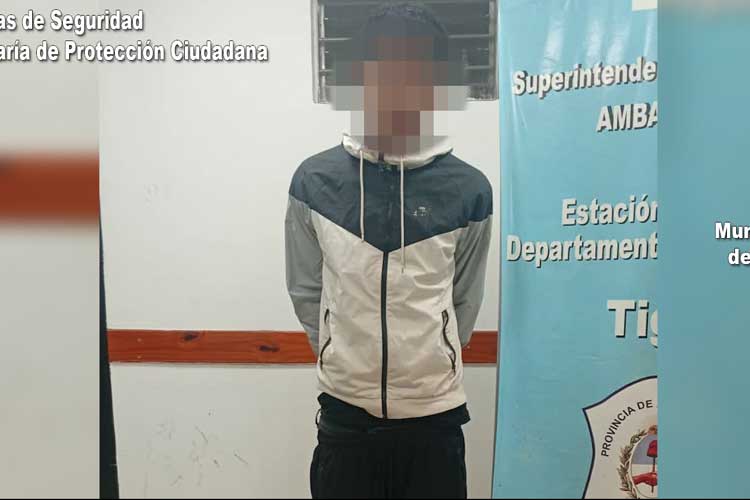 General Pacheco: un hombre fue detenido tras robar en un vehículo estacionado