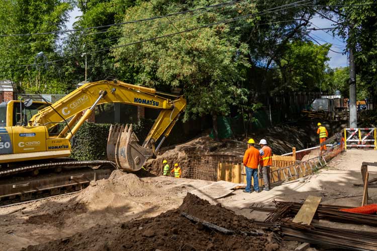 San Isidro avanza con la obra del Aliviador Alto Perú para prevenir inundaciones