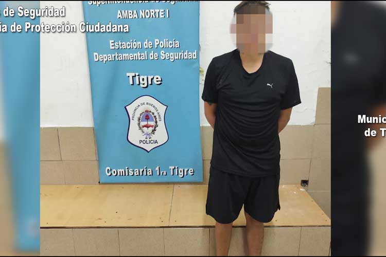 Detuvieron a un hombre armado en Tigre tras una intensa persecución al intentar escapar