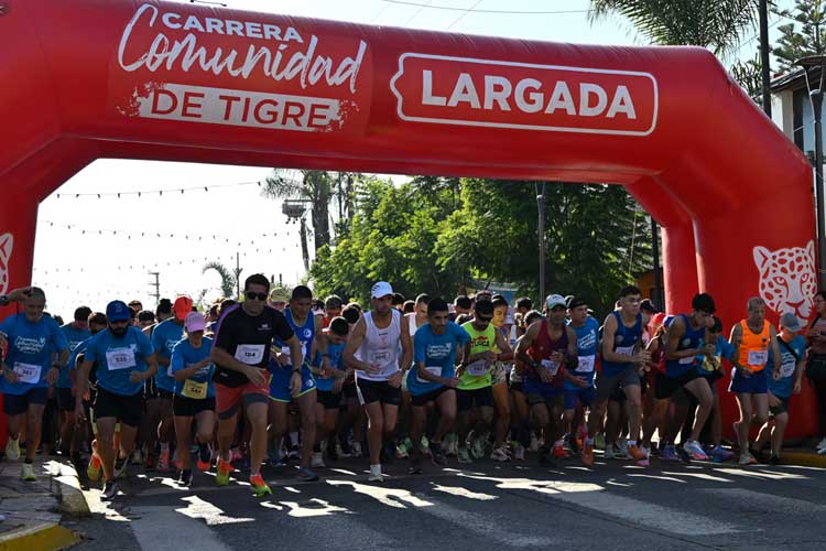 Más de 2000 personas participaron de la carrera en Benavídez por el 97° aniversario de la localidad