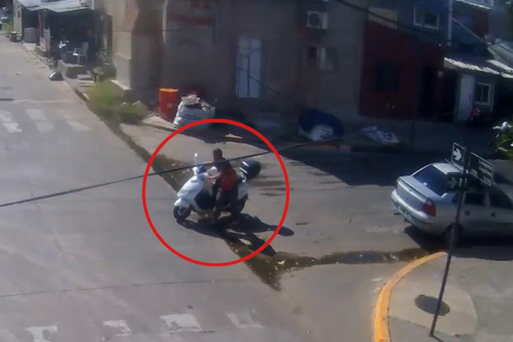 Vicente López: robó una moto, fue detectado por cámaras y lo detuvo la Patrulla Municipal