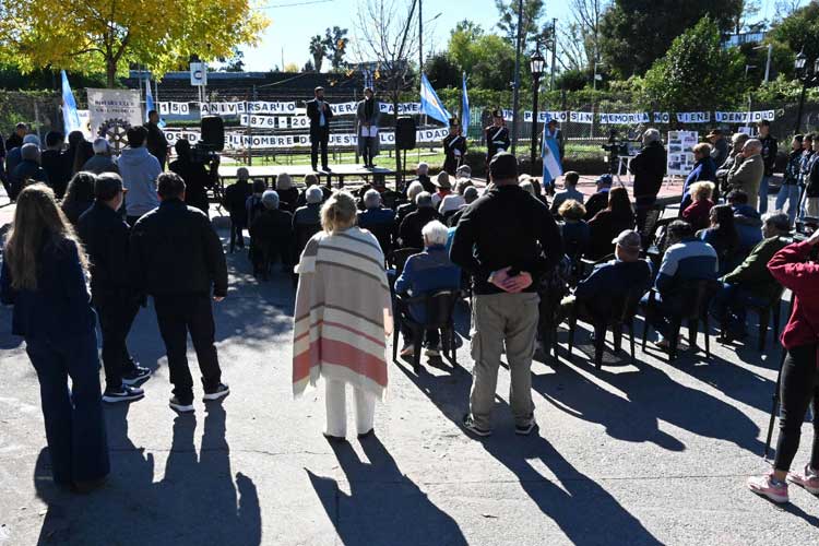 General Pacheco celebró sus 150 años con un acto que destacó su historia y el rol clave del tren